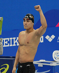 中村選手(100m自由形)