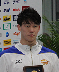 800m自由形日本新記録で優勝した黒川選手