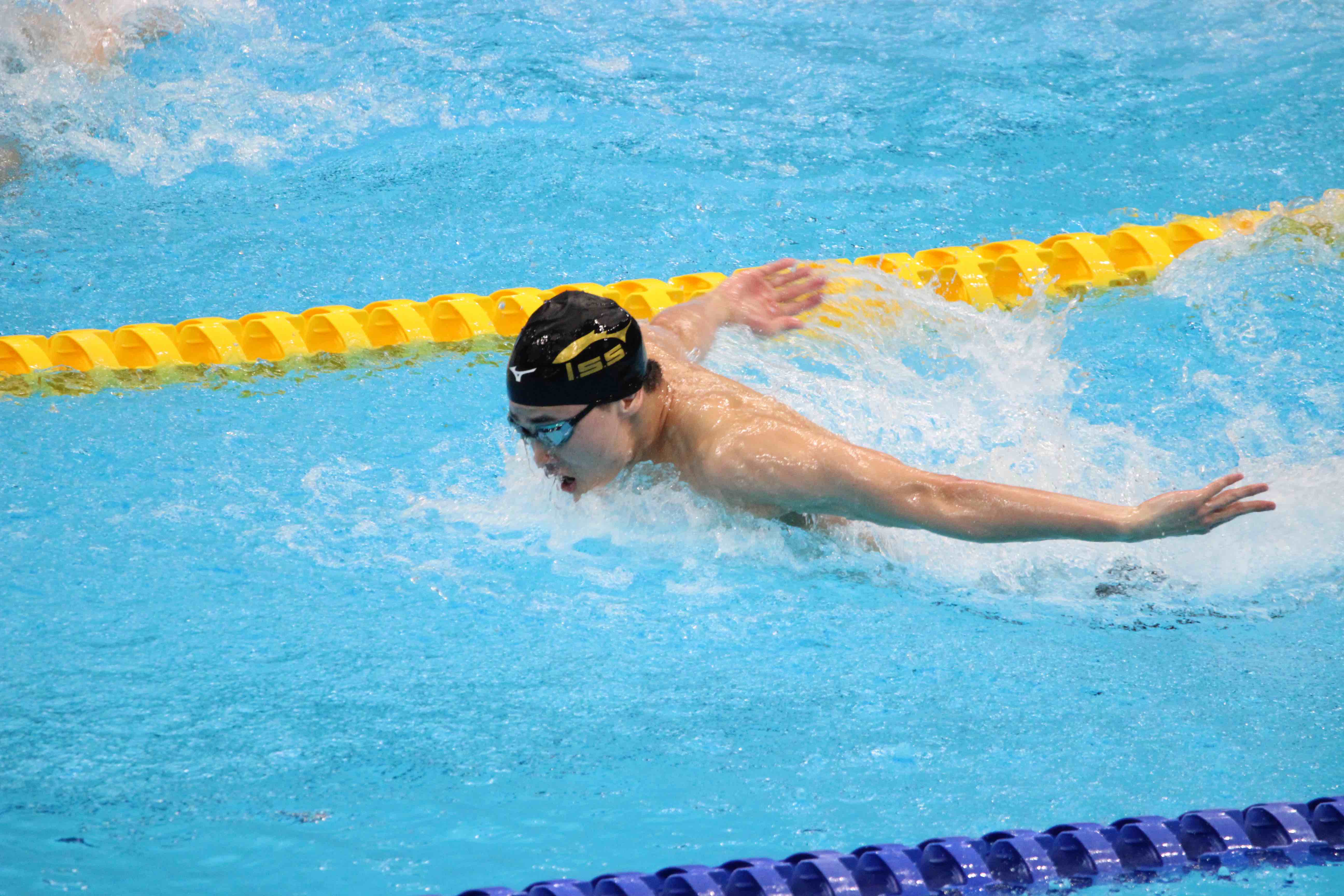 <p>男子200mバタフライ代表内定 小方颯選手(イトマン港北)</p>