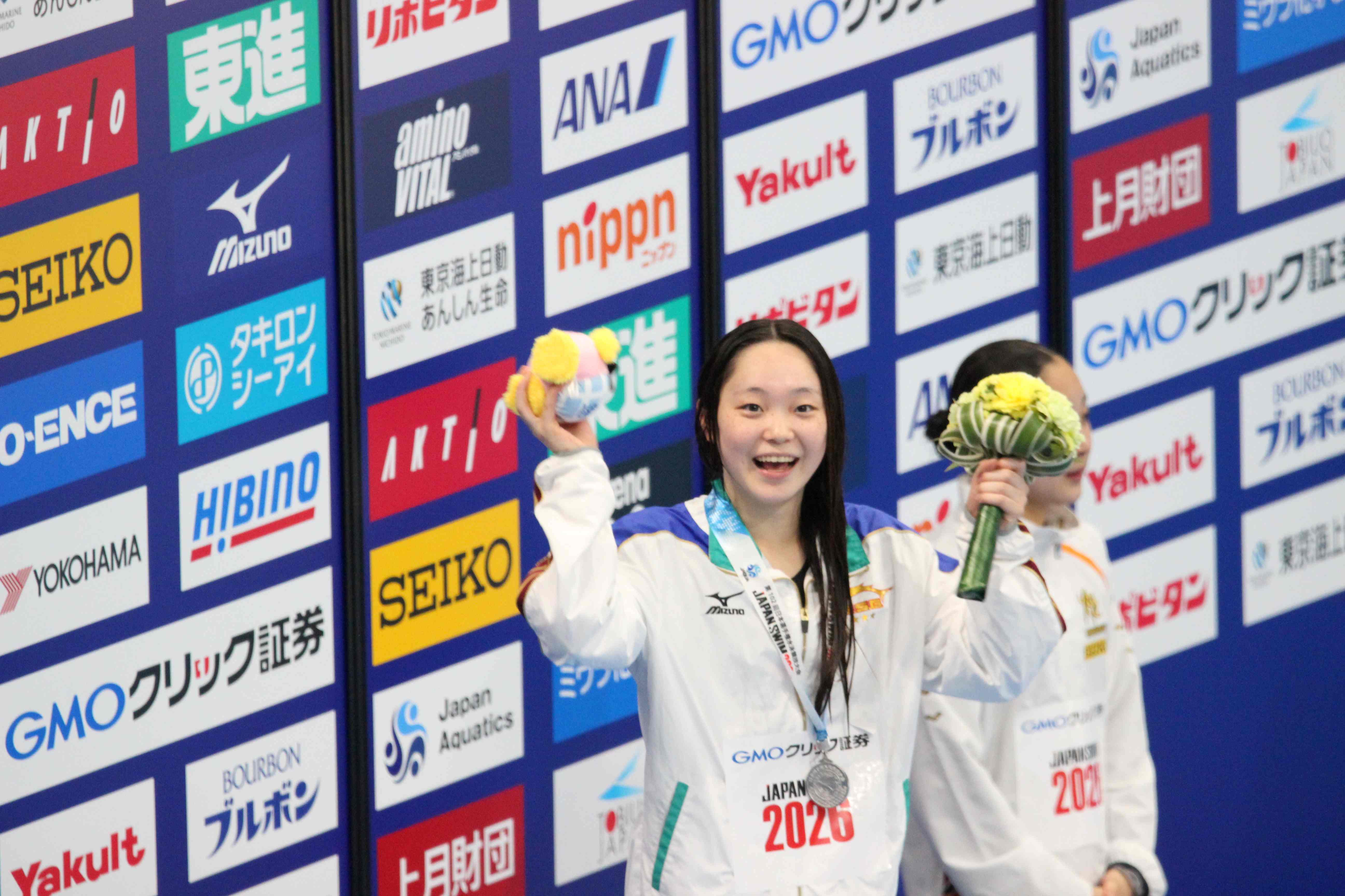 <p>銀メダルを獲得した石川選手</p>