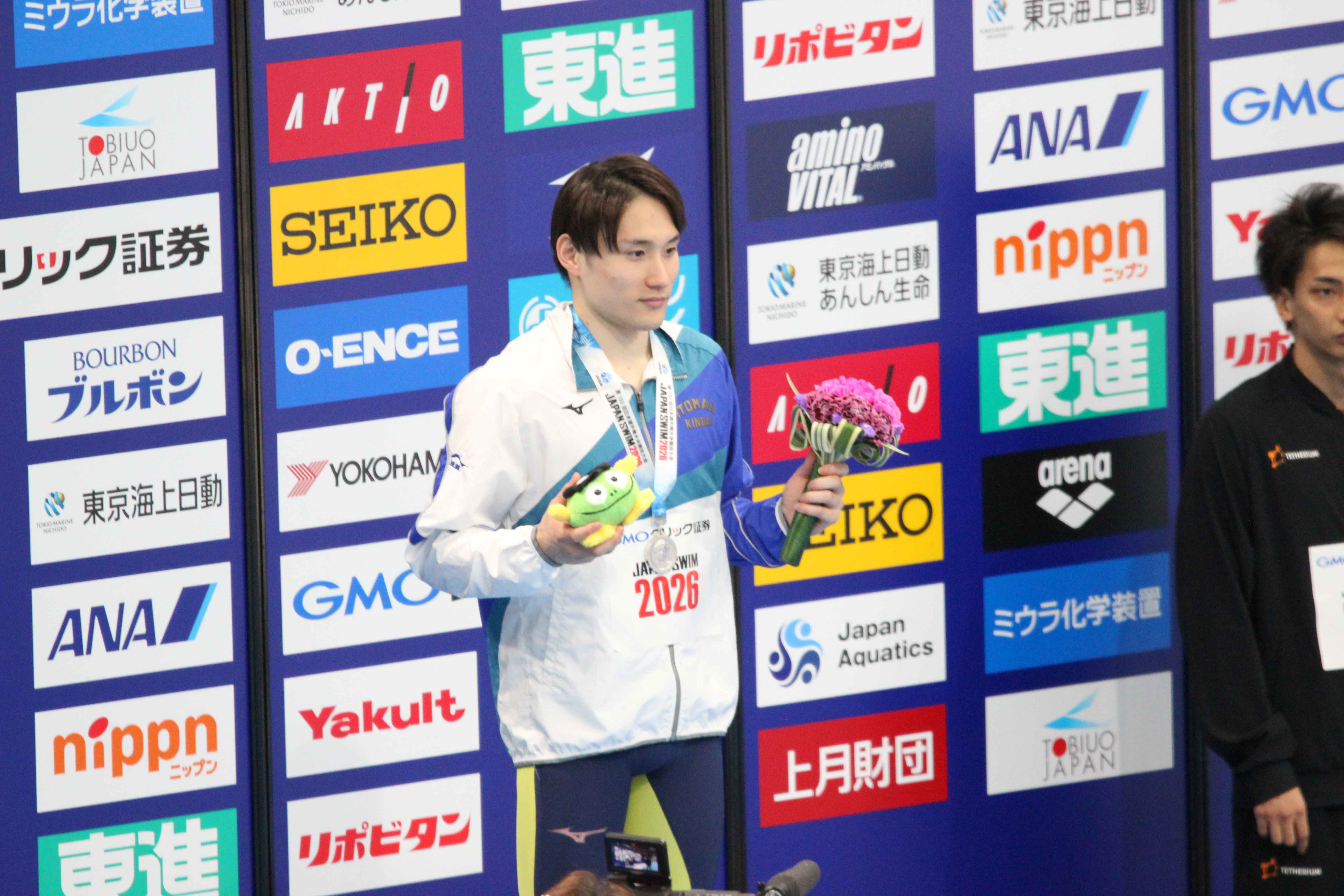 <p>銀メダルを獲得した重藤選手</p>