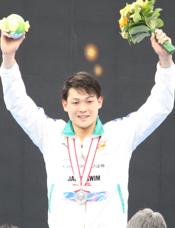 <p>男子200m個人メドレー小方選手</p>
