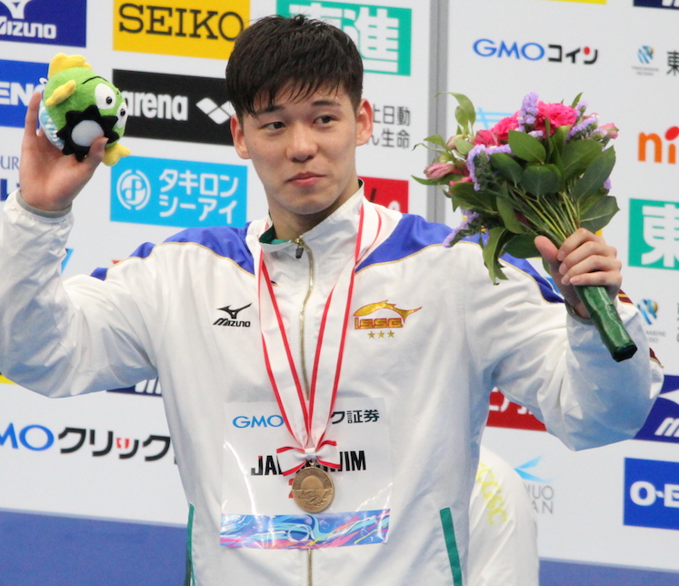 <p>男子800m自由形 黒川選手</p>