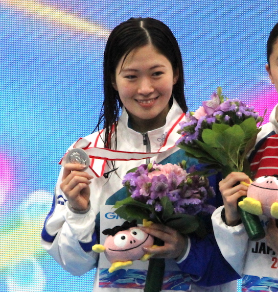 <p>女子400m個人メドレー 谷川選手</p>