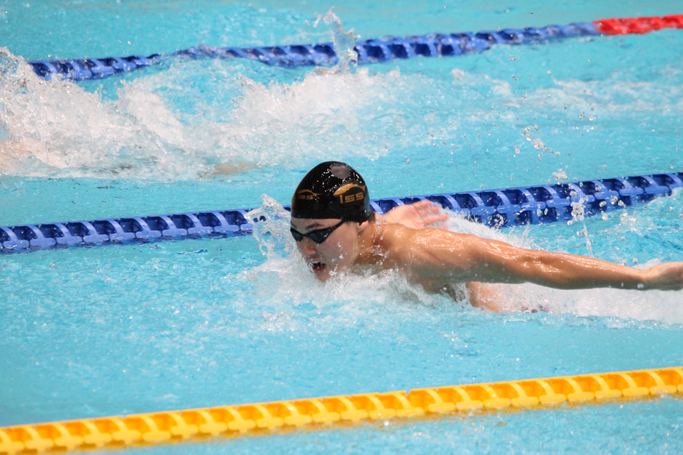<p>男子200m個人メドレー優勝　小方選手</p>