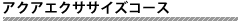 アクアエクササイズコース