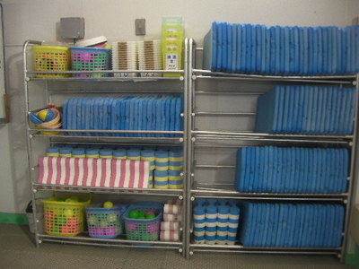 練習用具置き場