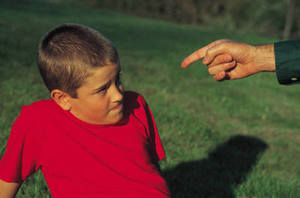 叱られ大魔王だったなぁ… 叱られている写真
