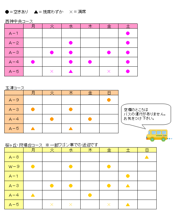 12月のバス