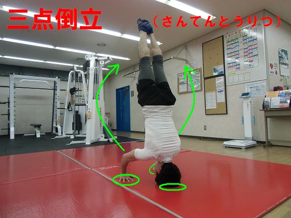 三点倒立